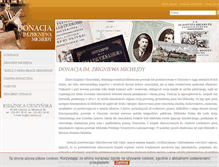 Tablet Screenshot of donacja.kc-cieszyn.pl